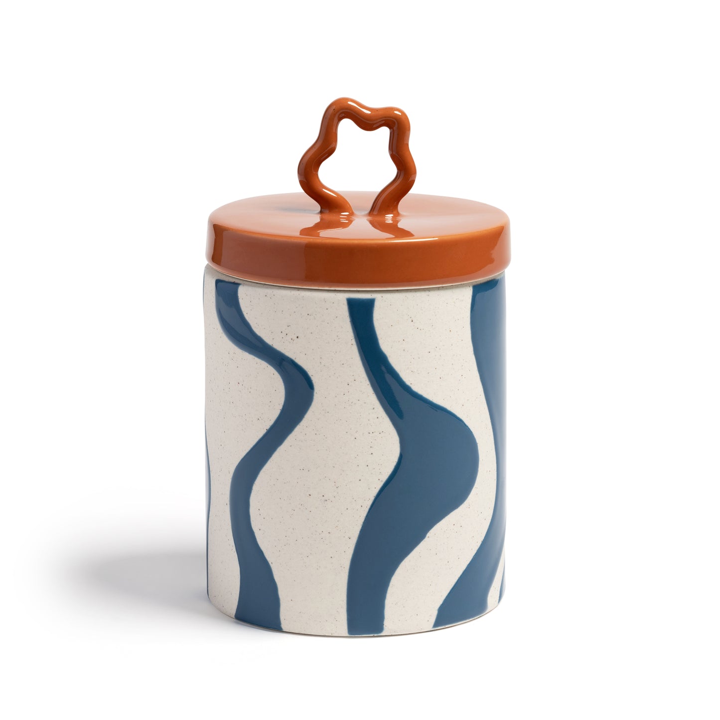 Vorratsdose Liquid - blau/orange