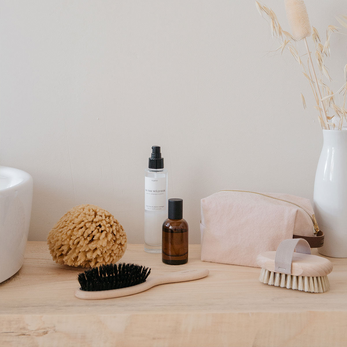 Body Massage Bürste - beige